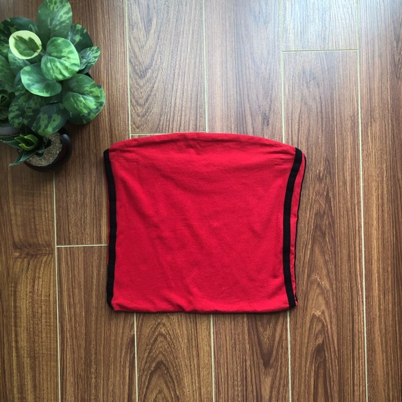 brandy melville red tube top - Picture 2 of 4